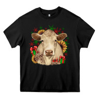 Black christmas charolais Heavy Core Tee - JahusDesignShop