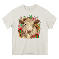 Cream christmas charolais Heavy Core Tee - JahusDesignShop
