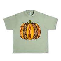 Oil Green Softball Pumpkin Urban Heavy Tee - texasbilliewilder
