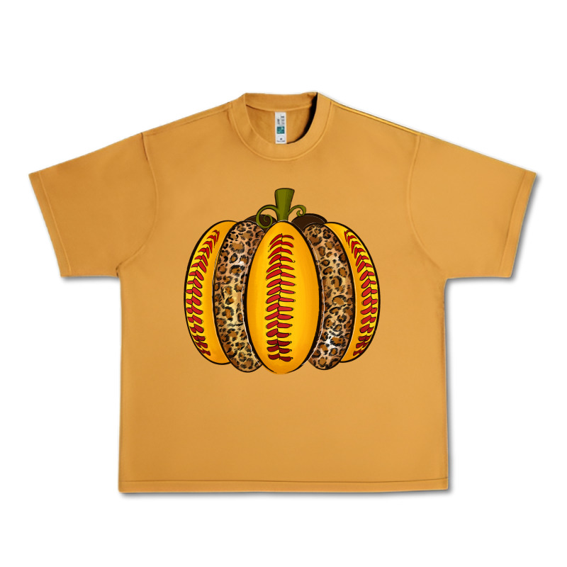 Softball Pumpkin Urban Heavy Tee by texasbilliewilder | Teevron