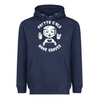 Navy pretty girls make graves Heavyweight Hoodie - tuanDangUi