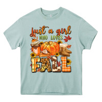 Arona just a girl who loves fall Heavy Core Tee - MaliasSmallBusiness