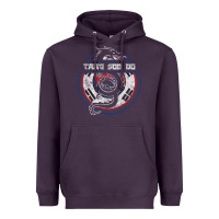 Plum Tang Soo Do Hoodie Martial Arts Gift Dragon Korean Heavyweight Hoodie - tuanDangUi