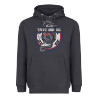 Smoke Tang Soo Do Hoodie Martial Arts Gift Dragon Korean Heavyweight Hoodie - tuanDangUi
