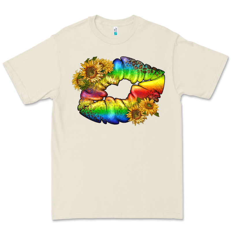 Lgbtq Pride Rainbow Lips Premium Tee by BundleAndBundleShop | Teevron