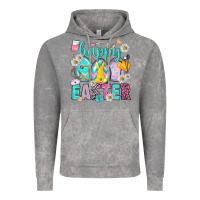 Cloud Rock Happy Easter eggs Nurse Vintage Hoodie - NancyCooperArtShop