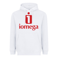 White iomega Heavyweight Hoodie - tuanDangUi