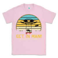 Bubblegum Pink UFO Vintage Retro Alien Outerspace Spaceship Classic Tee - Bettercallsaul