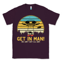 Plum UFO Vintage Retro Alien Outerspace Spaceship Classic Tee - Bettercallsaul