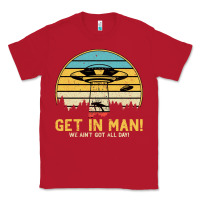 Red UFO Vintage Retro Alien Outerspace Spaceship Classic Tee - Bettercallsaul