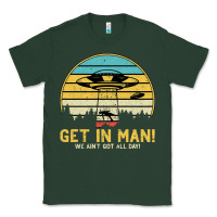 Sports Green UFO Vintage Retro Alien Outerspace Spaceship Classic Tee - Bettercallsaul