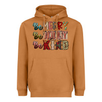 Be Merry Be Jolly Be Kind Heavyweight Hoodie | Teevron