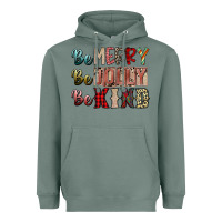 Sage be merry be jolly be kind Heavyweight Hoodie - SublimationCraftShop