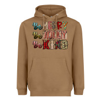 Toasted Coconut be merry be jolly be kind Heavyweight Hoodie - SublimationCraftShop