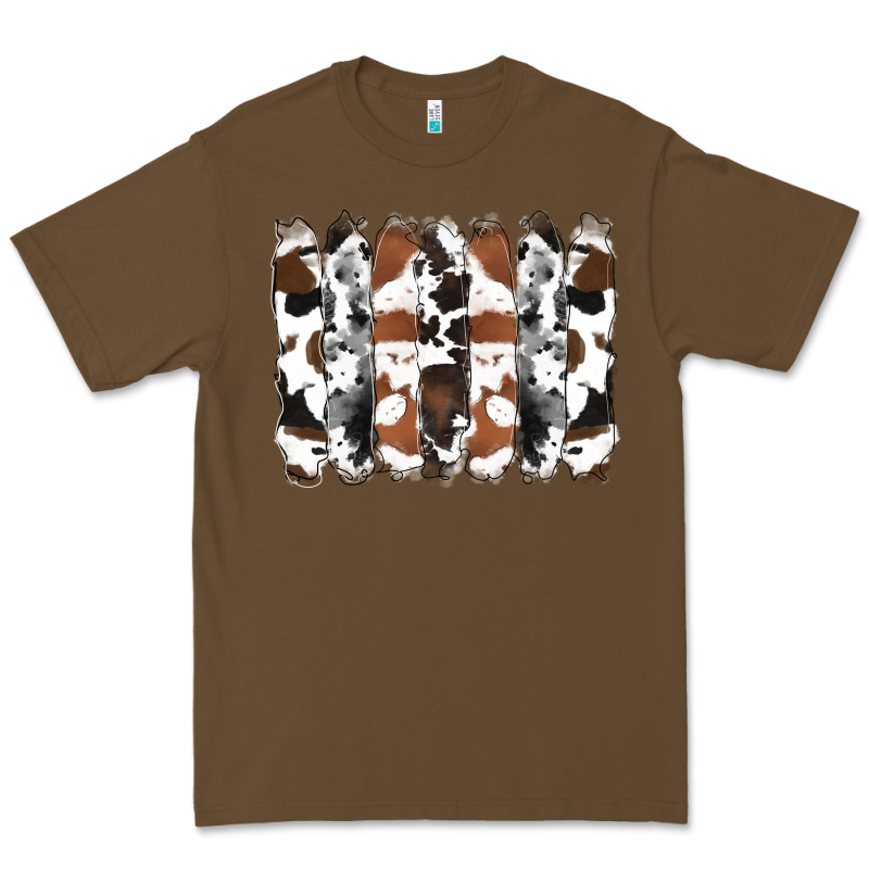 Cowhide Brushstrokes Premium Tee by RanaPortraitStore | Teevron