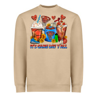 Mushroom It's Game Day Y'all Basketball Coffee Cups Heavyweight Sweatshirt - FaDigitalArtStudio