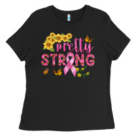 Black Pretty Strong Ladies Tee - BundleAndBundleShop
