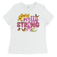 White Pretty Strong Ladies Tee - BundleAndBundleShop