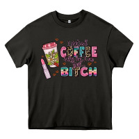 Asphalt i pretend coffee helps but im still a bitch Heavy Core Tee - MaliasSmallBusiness