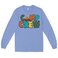 Colony Blue camp crew Long Sleeve Tee - CowGirlArtShop