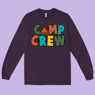 Camp Crew Long Sleeve Tee Designed By Cowgirlartshop