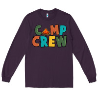 Plum camp crew Long Sleeve Tee - CowGirlArtShop