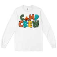 White camp crew Long Sleeve Tee - CowGirlArtShop