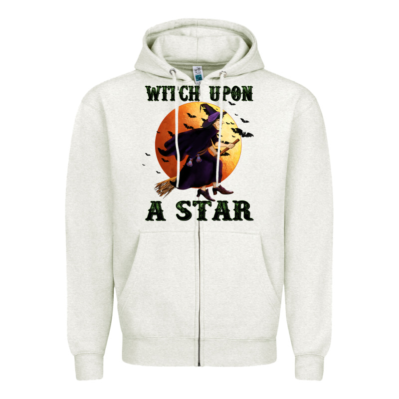 Witch Upon A Star Zipper Hoodie by BundleAndBundleShop | Teevron