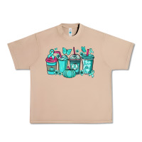 Burro Ovarian Cancer coffee cups teal ribbon Urban Heavy Tee - NancyCooperArtShop