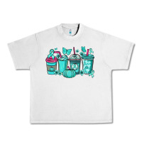 Lunar Rock Ovarian Cancer coffee cups teal ribbon Urban Heavy Tee - NancyCooperArtShop