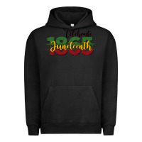 Pigment Black celebrate juneteenth1865 Urban Hoodie - BarkalooDesign