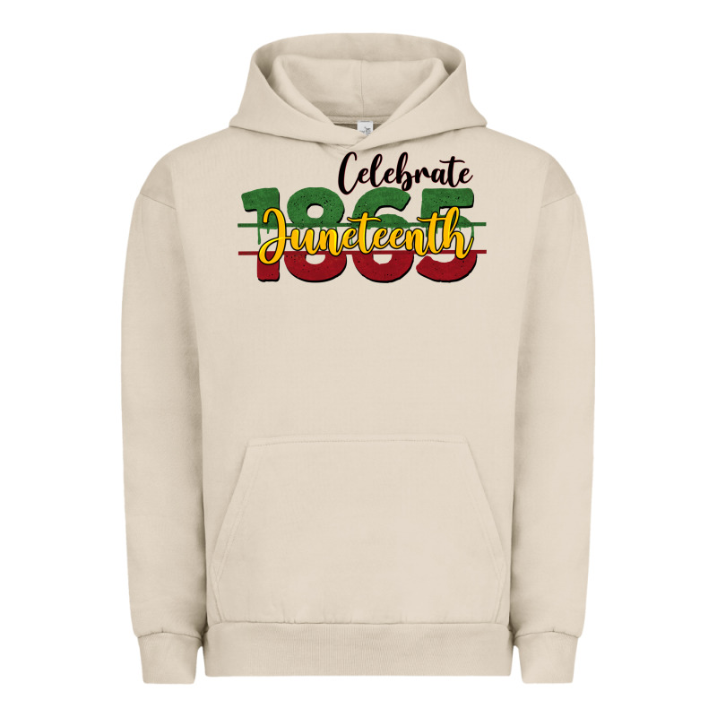 Celebrate Juneteenth1865 Urban Hoodie by BarkalooDesign | Teevron