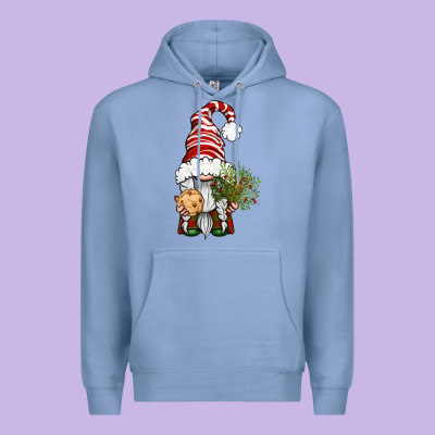 Christmas Gnome With Cookie Premium Hoodie Designed By Bundleandbundleshop