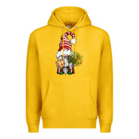 Lemon Christmas Gnome With Cookie Premium Hoodie - BundleAndBundleShop