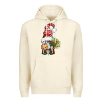 Sandshell Christmas Gnome With Cookie Premium Hoodie - BundleAndBundleShop
