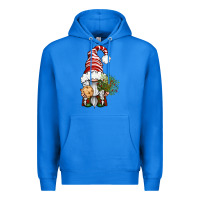 True Royal Christmas Gnome With Cookie Premium Hoodie - BundleAndBundleShop