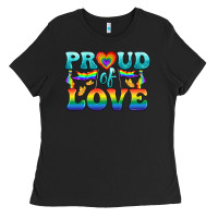 Black Lgbtq Proud Of Love Ladies Tee - BundleAndBundleShop
