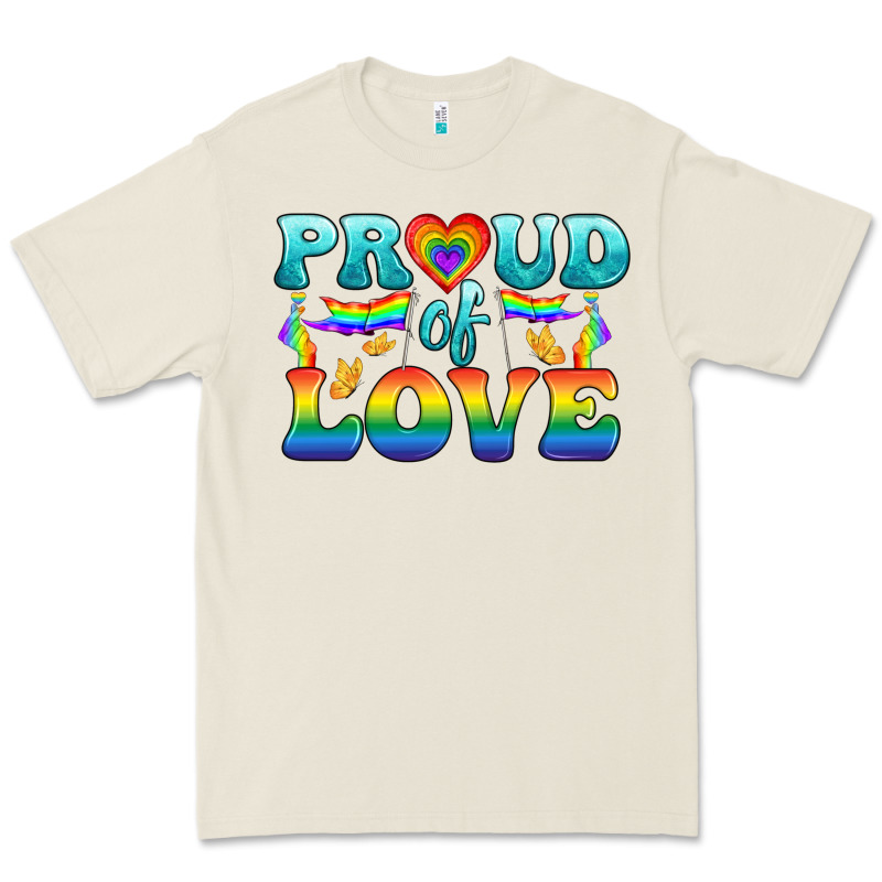 Lgbtq Proud Of Love Premium Tee by BundleAndBundleShop | Teevron