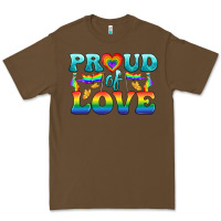 Cacao Lgbtq Proud Of Love Premium Tee - BundleAndBundleShop