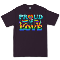 Plum Lgbtq Proud Of Love Premium Tee - BundleAndBundleShop