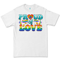 White Lgbtq Proud Of Love Premium Tee - BundleAndBundleShop