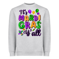 Heather Grey It's Mardi Gras y'all Heavyweight Sweatshirt - FaDigitalArtStudio