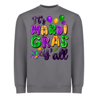 Storm It's Mardi Gras y'all Heavyweight Sweatshirt - FaDigitalArtStudio