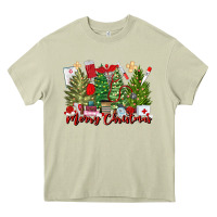 Mossy merry christmas nurse trees Heavy Core Tee - MaliasSmallBusiness