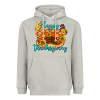 Moon Dust Happy Thanksgiving Pumpkin Pie Heavyweight Hoodie - LillyAllenDesigns