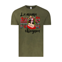 Vintage Olive La Mama Mos Chingona Vintage Tee - texasbilliewilder