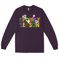 Plum spooky season Long Sleeve Tee - CowGirlArtShop