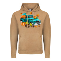 Vintage Camel Fall Farm Truck Vintage Hoodie - texasbilliewilder