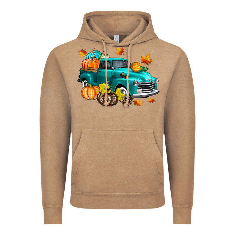 Fall Farm Truck Vintage Hoodie by texasbilliewilder | Teevron
