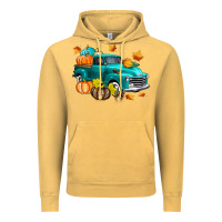 Vintage Mustard Fall Farm Truck Vintage Hoodie - texasbilliewilder